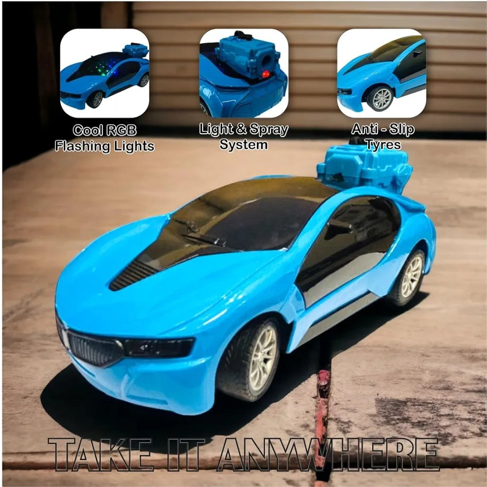 TOY SPARY CAR BLUE R/C SERIOUS TOY SPARY CAR BLUE R/C SERIOUS